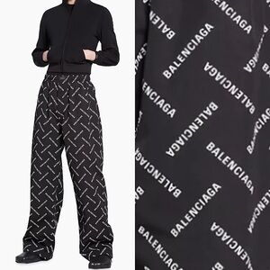 New Balenciaga Bal Diagonal Allover Pyjama Pants $1,450 34